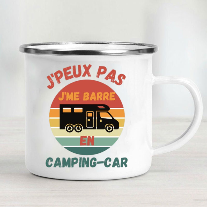 Mug en émail pour camping-car, - Outdoor Adventure Ideas avis et prix