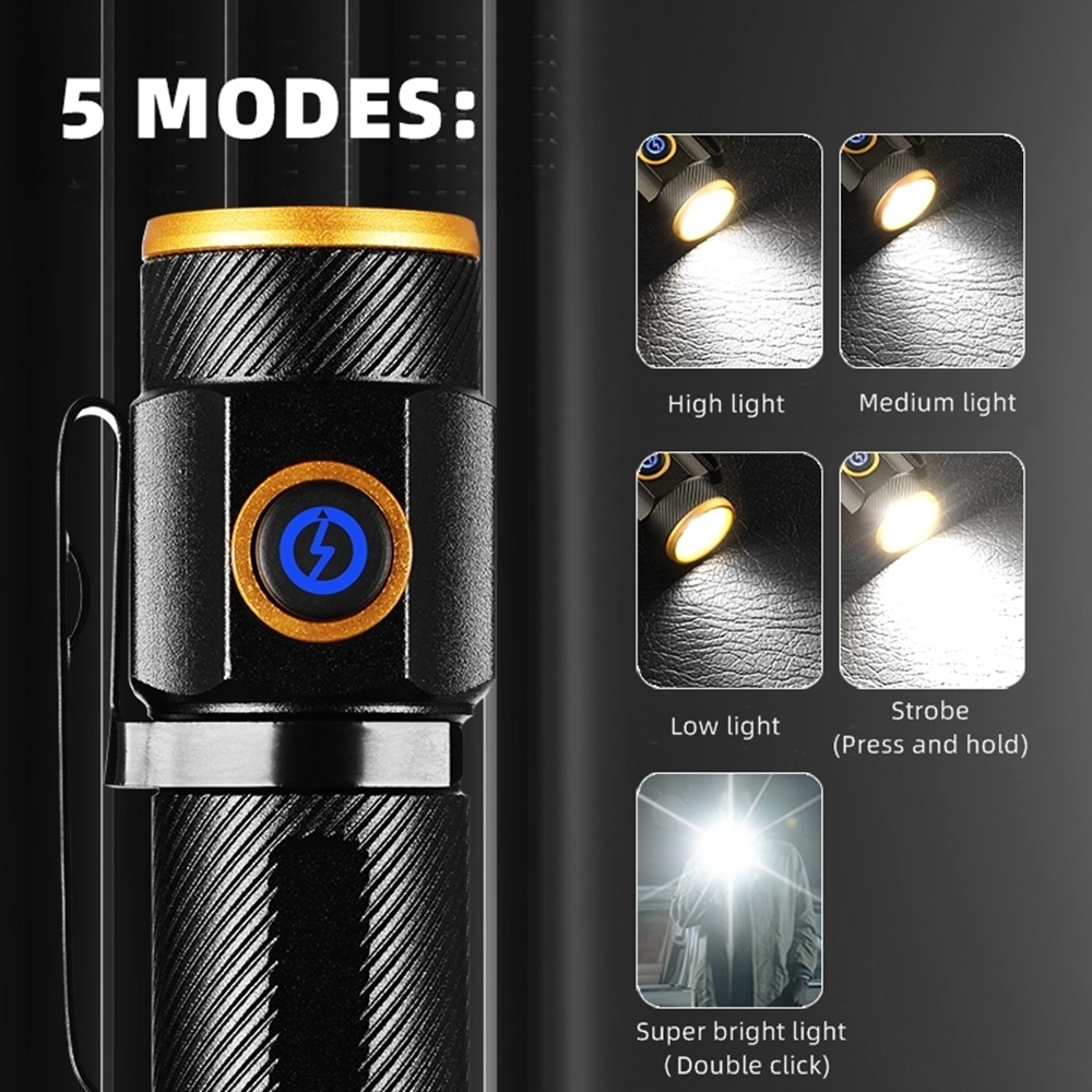 Mini lampe torche 6500K, haute - Outdoor Adventure With No Backpack avis et prix